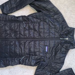 patagonia women’s nano puff zip up jacket